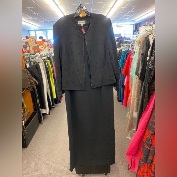 Karen Miller Ladies 20 black Formal Dress - Picture 1 of 4